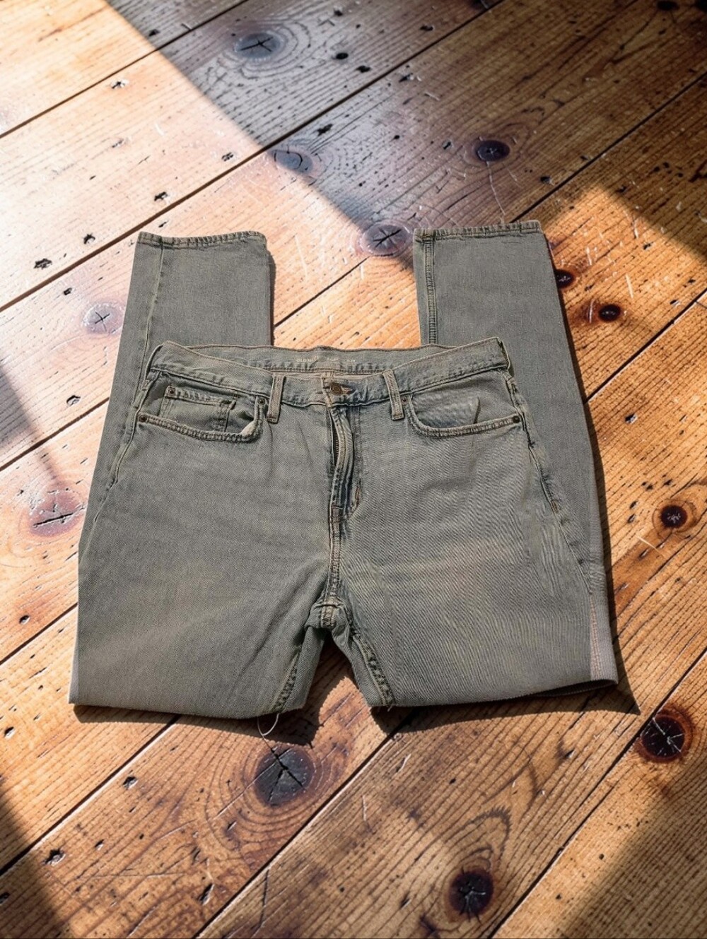 Old Navy Light Blue High-Rise Straight Jeans